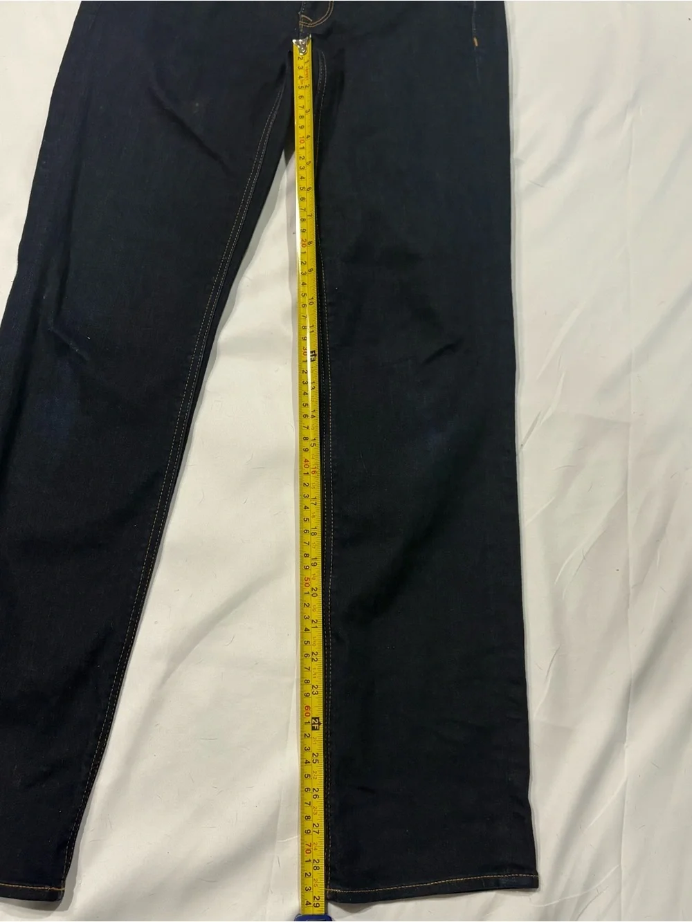 J.Crew Dark Wash Mid Rise Stretch Straight Jeans Sz 25